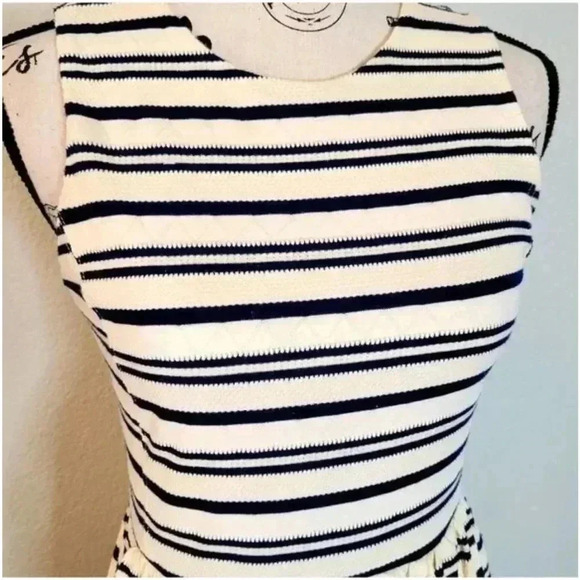 J.Crew Sleeveless Striped Midi Dress Size XS - Picture 7 of 9